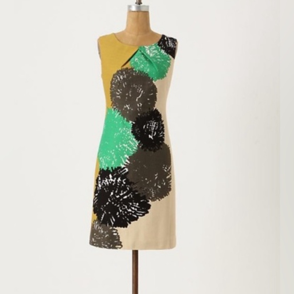 Anthropologie | Tabitha | Pom Flower Midi Dress | Size 4